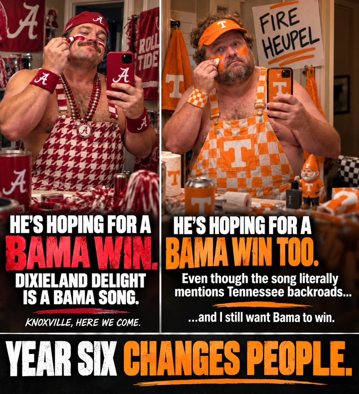 Tennessee Fans Offer Alabama Dixieland Delight in Exchange for Heupel’s Job