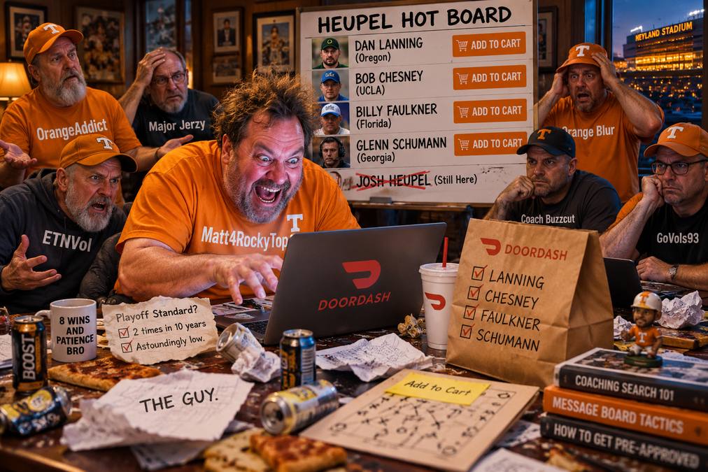 The Heupel Hot Board Is Open.